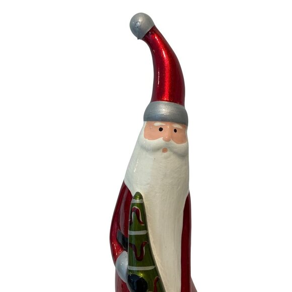 Santa & Snowman Ceramic Christmas home Decor Set Holidays decoration Christmas - Picture 2 of 14